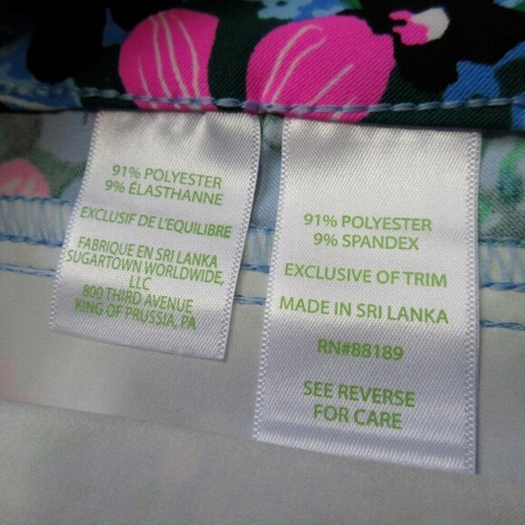 NWT Lilly Pulitzer Alston in Soiree All Day Luxletic UPF 50+ Golf Pants 4 - Picture 5 of 6